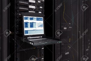 30533486-Financial-revenue-Information-show-on-the-server-computer-KVM--Stock-Photo